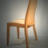 maple and cherry chair